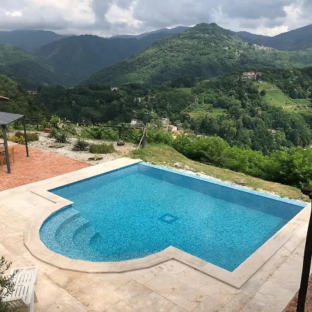 Casa Duetto - With Infinity Pool & View Over Lima Valley Bagni di Lucca