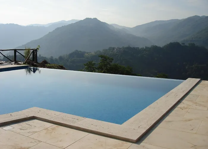 Casa Duetto - With Infinity Pool & View Over Lima Valley Bagni di Lucca