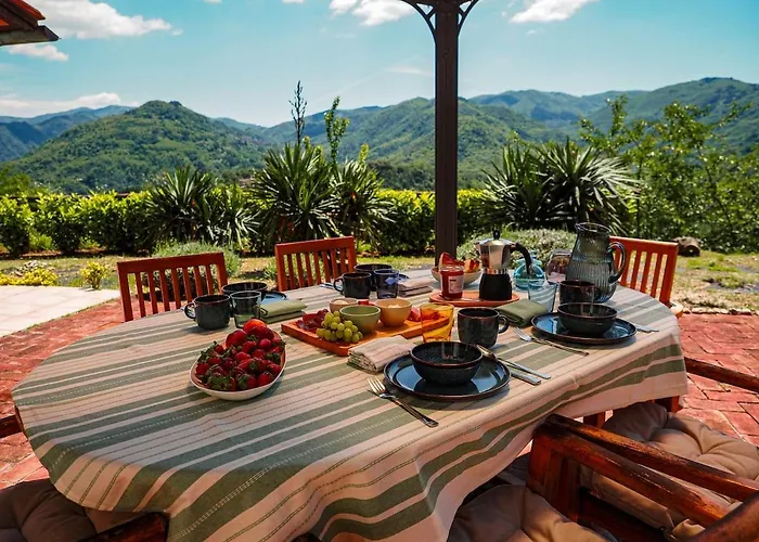 Casa Duetto - With Infinity Pool & View Over Lima Valley * Bagni di Lucca