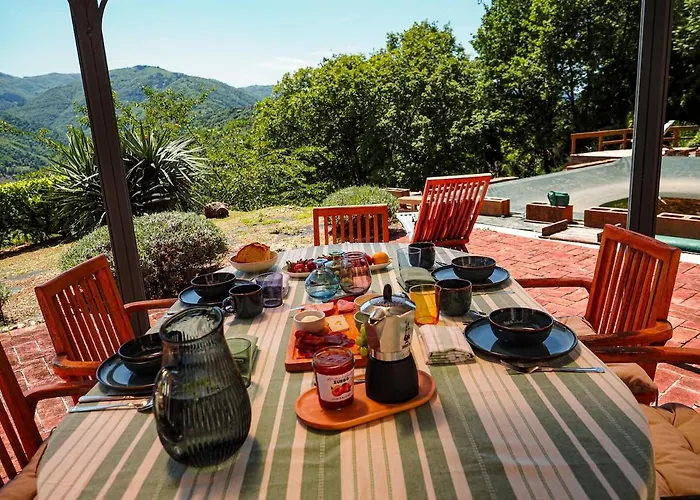 Casa Duetto - With Infinity Pool & View Over Lima Valley Villa Bagni di Lucca
